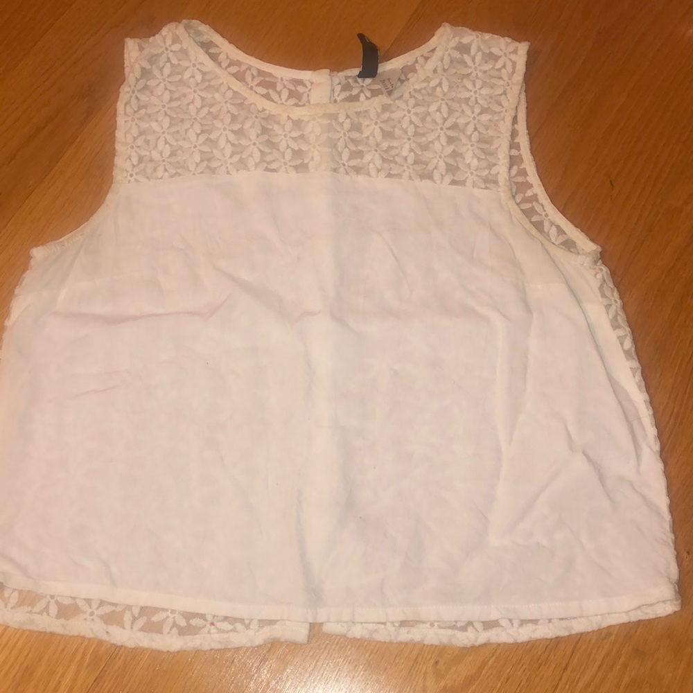 White tank top